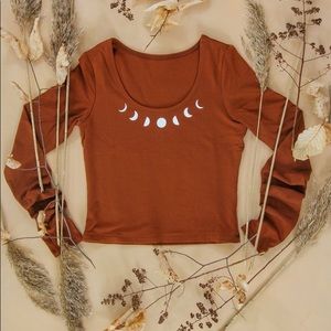 Purusha People- Long Sleeve Moon Top